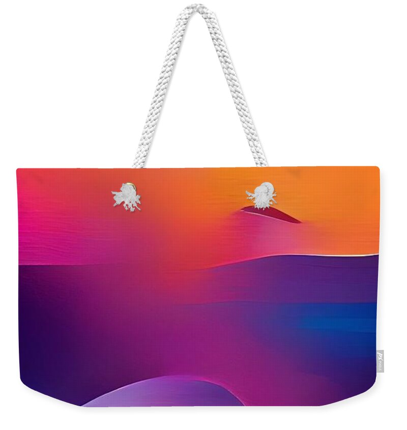  Weekender Tote Bag featuring the digital art Sun Receiver by Rod Turner