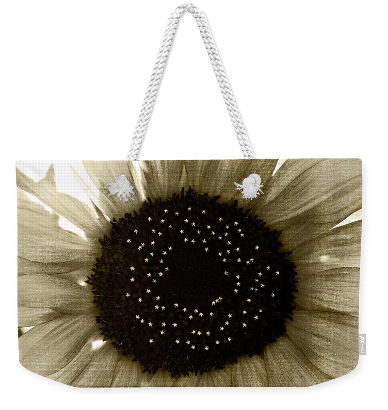 Nature Weekender Tote Bag featuring the photograph Sunflower by Carmen Kern