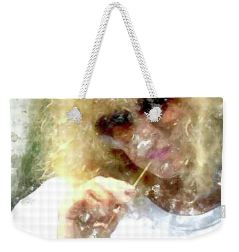 From Art Explosion Photos Weekender Tote Bag featuring the digital art Sunny by Peggy Cooper-Hendon