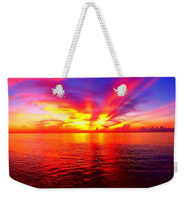 Sunrise Weekender Tote Bag featuring the photograph Sunrise Beach 28 by Rip Read