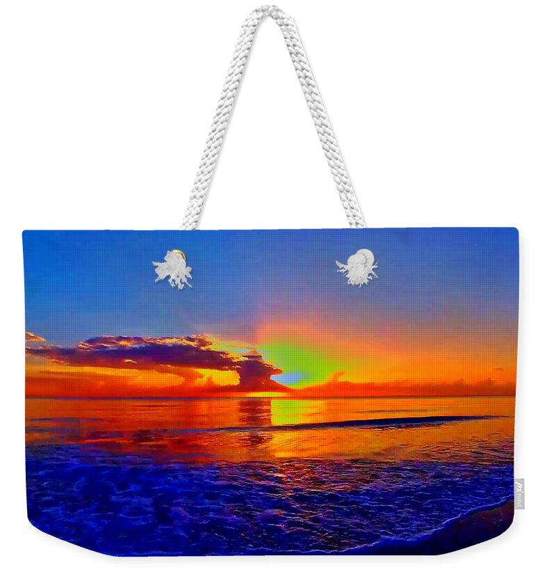 Sunrise Weekender Tote Bag featuring the photograph Sunrise Beach 32 by Rip Read