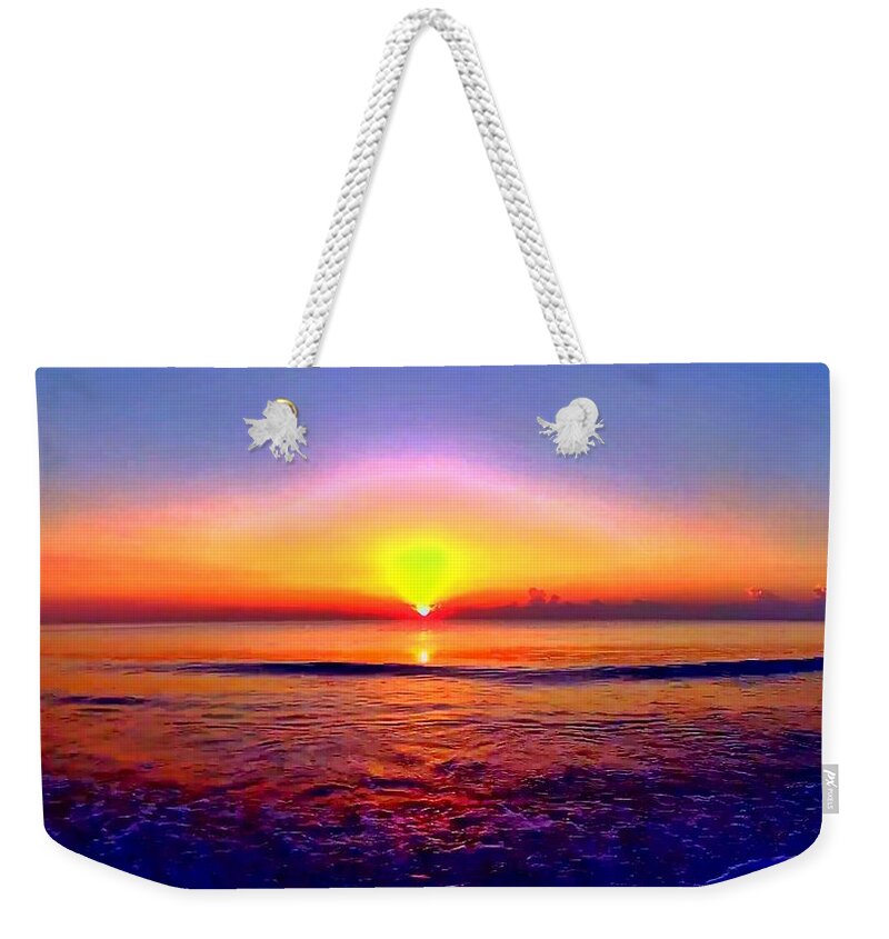 Sunrise Weekender Tote Bag featuring the photograph Sunrise Beach 35 by Rip Read