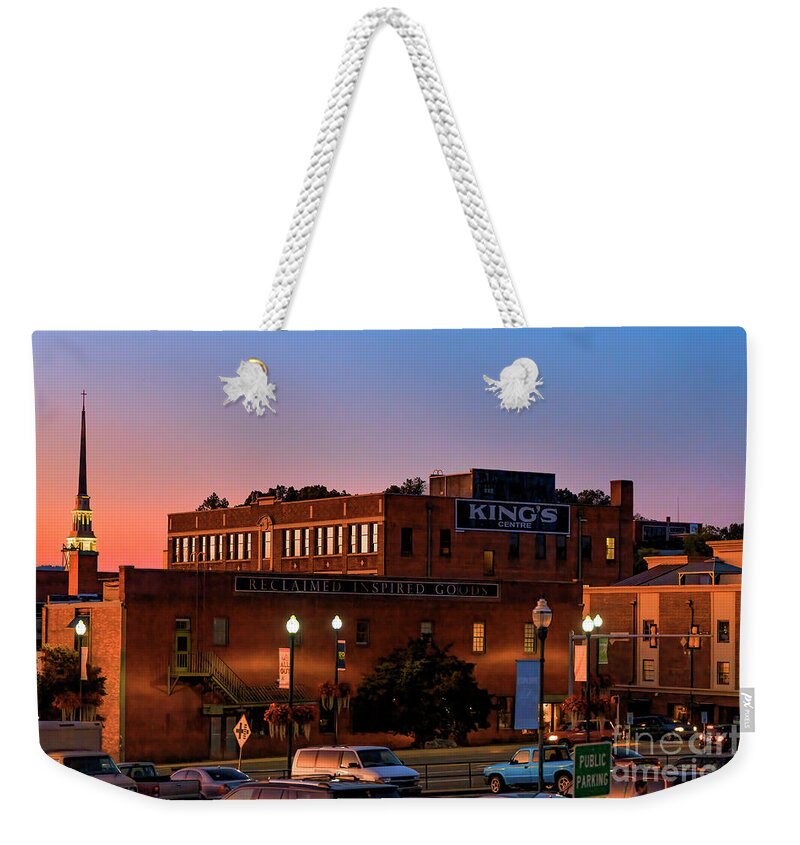 Sunset Weekender Tote Bag featuring the photograph Sunset at Johnson City by Shelia Hunt
