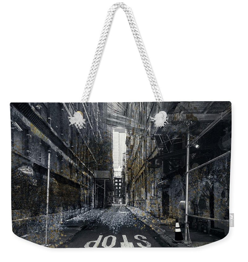 China Town Weekender Tote Bag featuring the photograph Surreal Street by Cate Franklyn