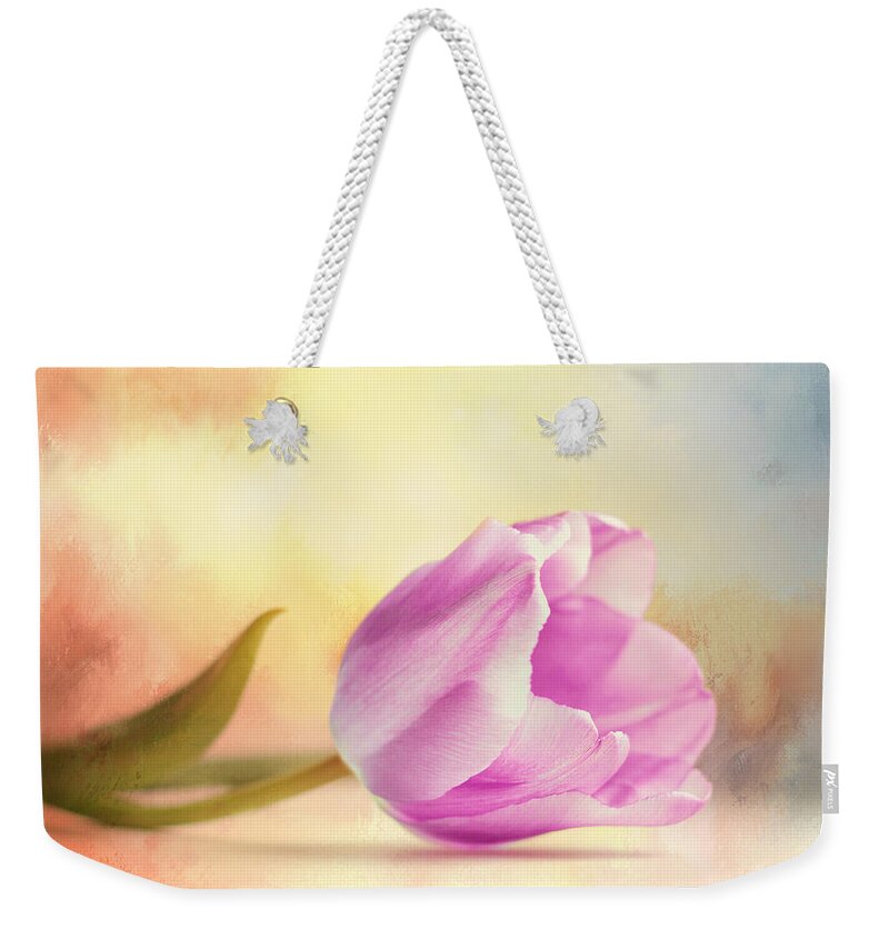 Flower Weekender Tote Bag featuring the photograph Surrender by Bill and Linda Tiepelman
