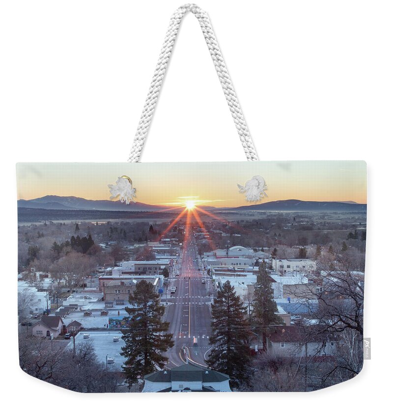 Susanville Weekender Tote Bag featuring the photograph Susanville Solstice by Randy Robbins