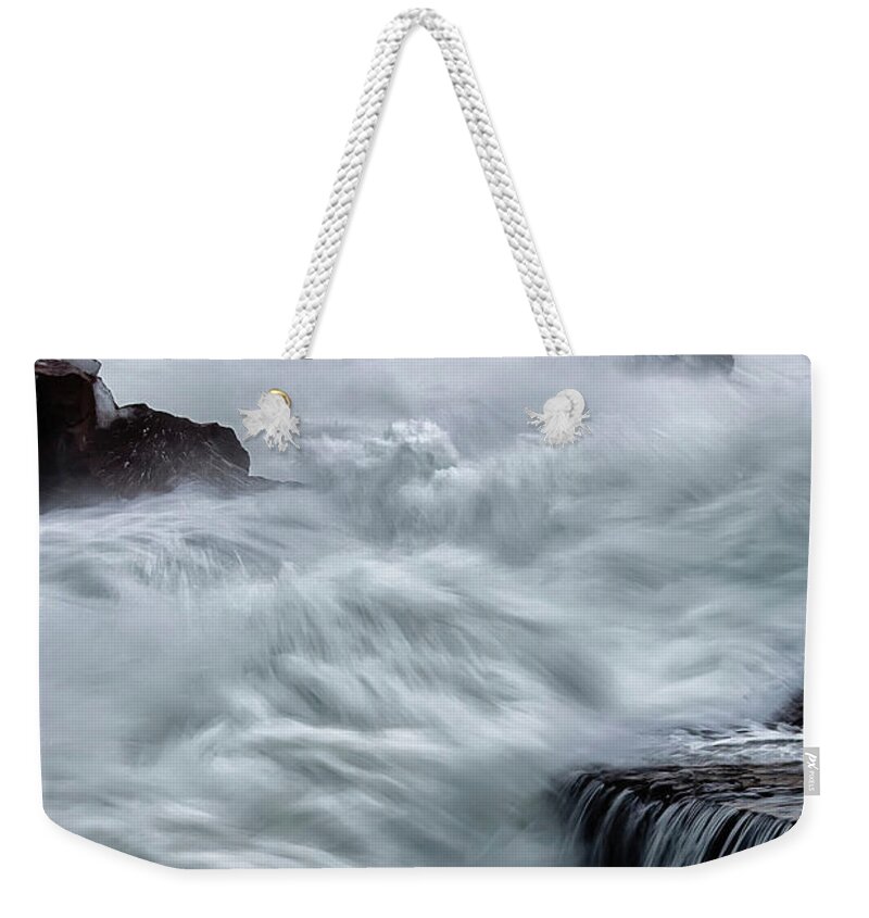 Ahtopol Weekender Tote Bag featuring the photograph Swallowed By The Sea by Evgeni Dinev
