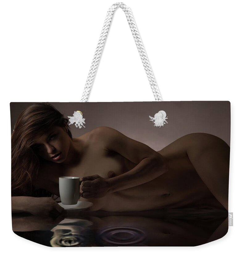 Coffee Weekender Tote Bag featuring the photograph Sweet and Creamy by Dario Impini