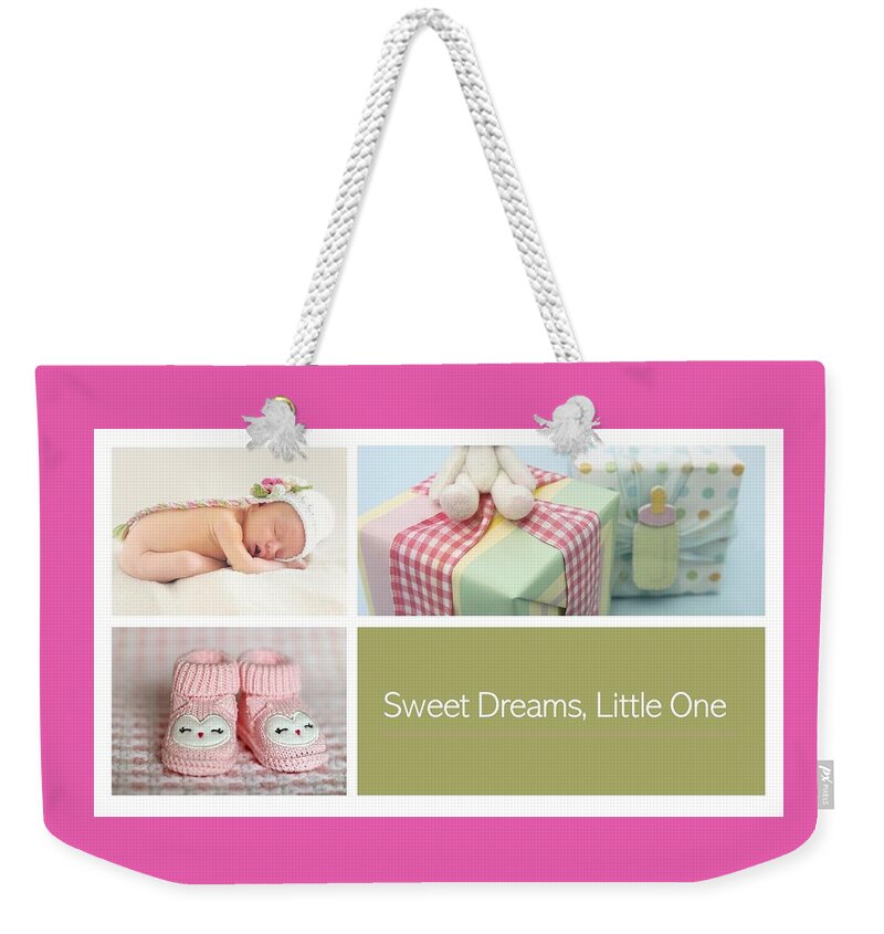 Baby Weekender Tote Bag featuring the photograph Sweet Dreams, Little One by Nancy Ayanna Wyatt