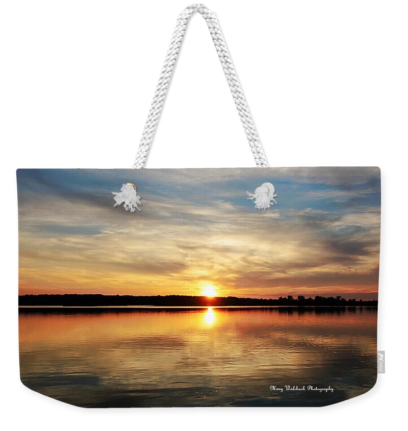 Sunset Weekender Tote Bag featuring the photograph Sweet Dreams Sunset by Mary Walchuck
