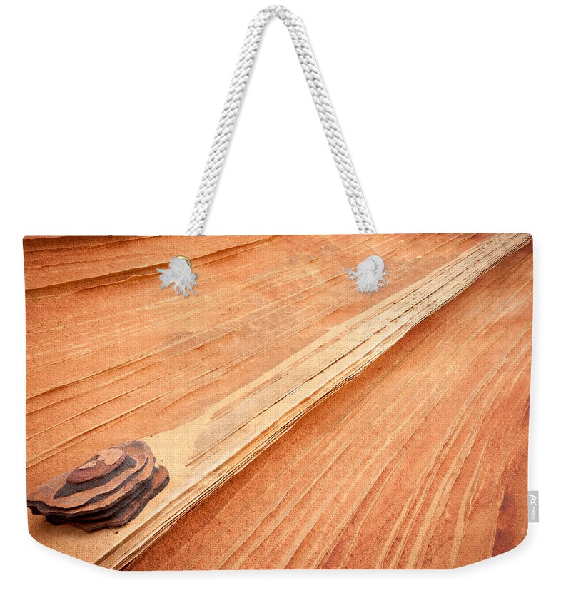 Cottonwood Cove Weekender Tote Bag featuring the photograph Swoosh by Peter Boehringer