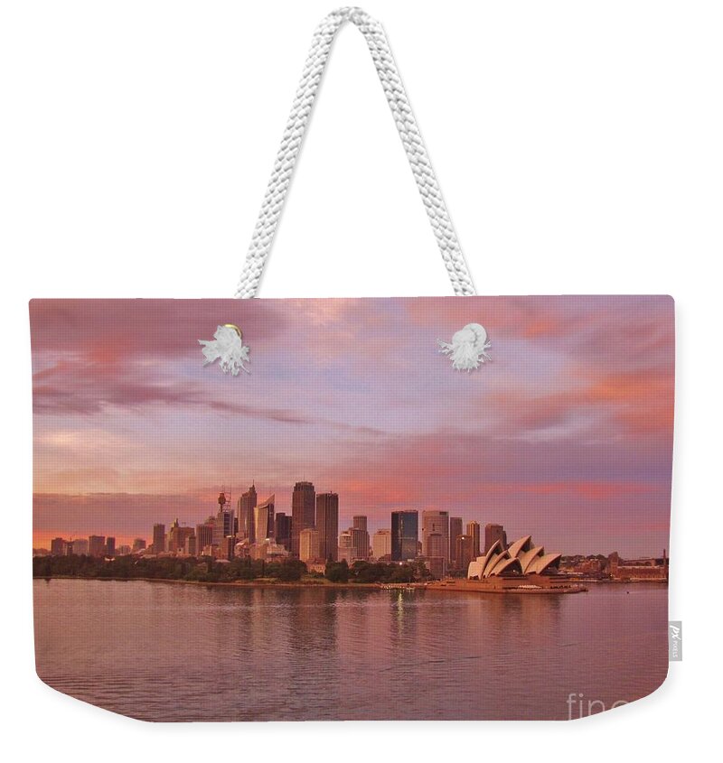 Australia Weekender Tote Bag featuring the photograph Sydney Skyline by World Reflections By Sharon