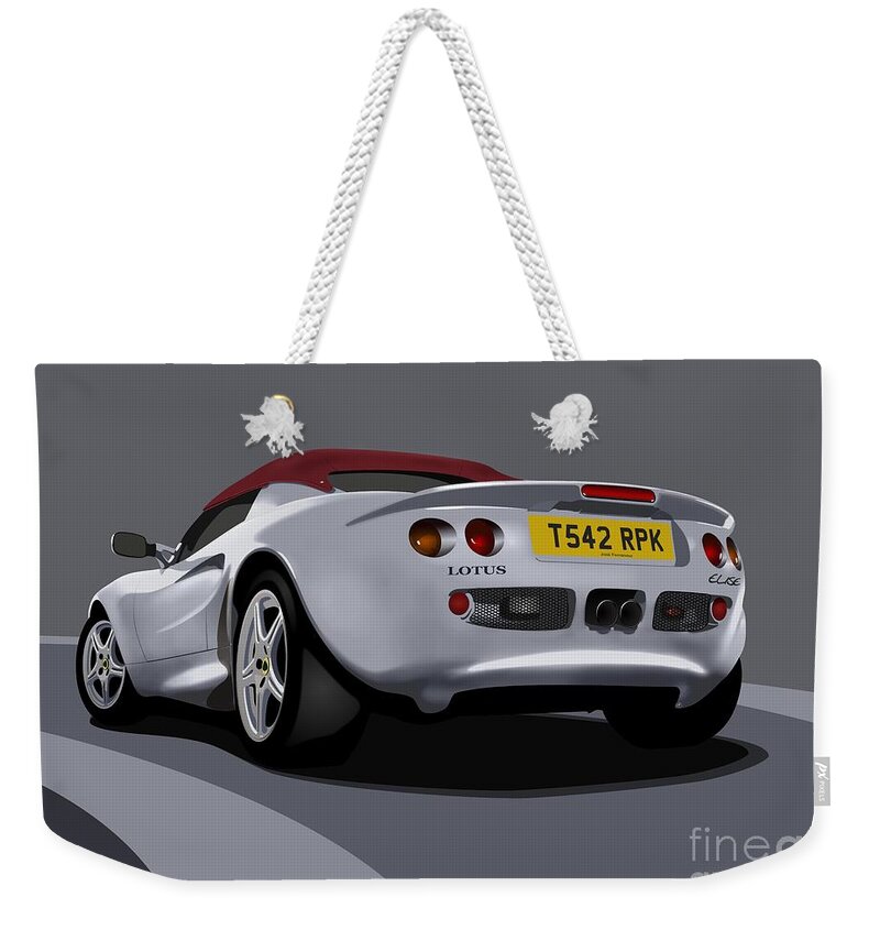  Weekender Tote Bag featuring the digital art T542 Rpk by Moospeed Art