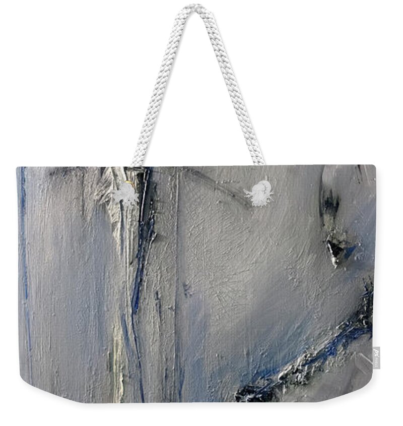 Abstract Weekender Tote Bag featuring the painting Tactile Trajectory by Brian Allen