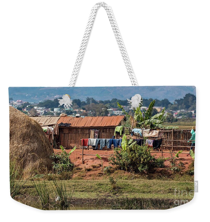 Madagascar Weekender Tote Bag featuring the photograph Tana's suburbs - 3 by Claudio Maioli