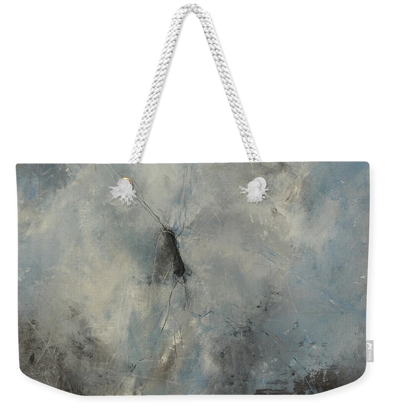 Abstract Weekender Tote Bag featuring the painting Tangled by Jai Johnson
