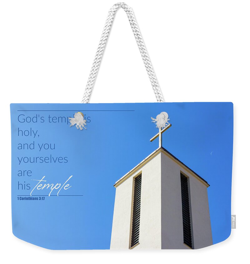 Temple Weekender Tote Bag featuring the photograph Temple by Viktor Wallon-Hars