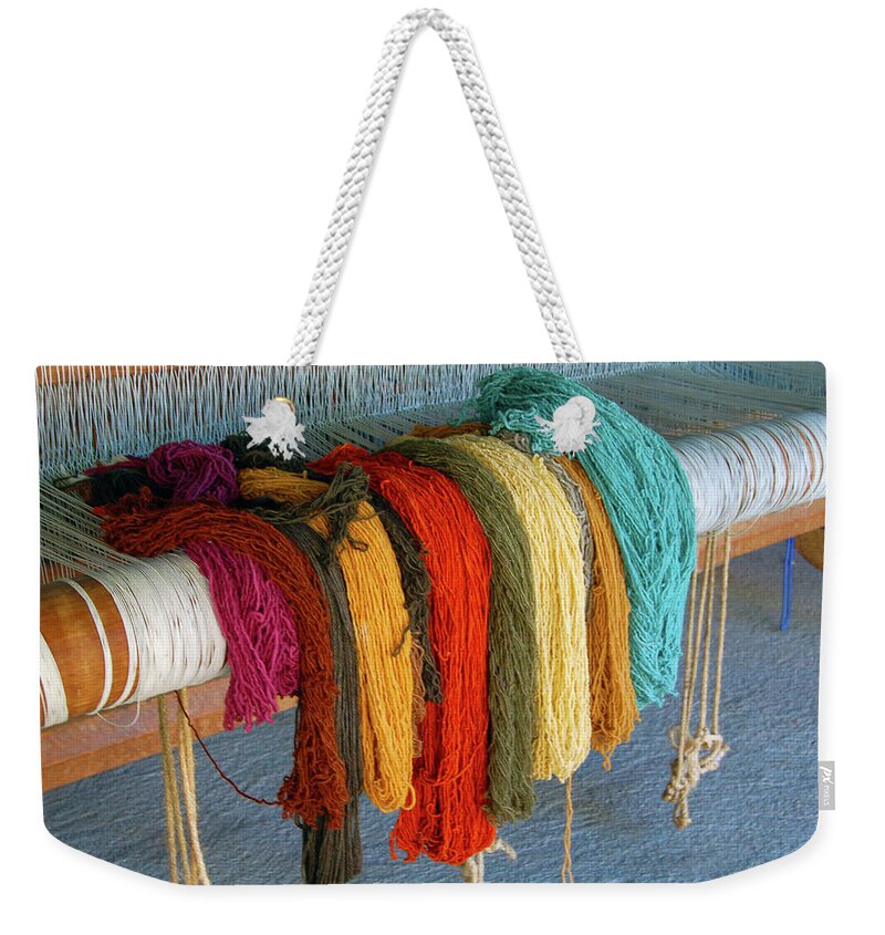 Teotitlan Weekender Tote Bag featuring the photograph Teotitlan Color by William Scott Koenig