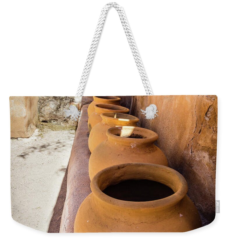 Canyon Weekender Tote Bag featuring the photograph Terracotta Pantry by Craig A Walker
