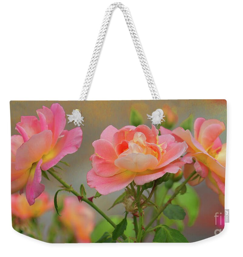 Floral Weekender Tote Bag featuring the photograph Texas Rose 3 by Roberta Byram