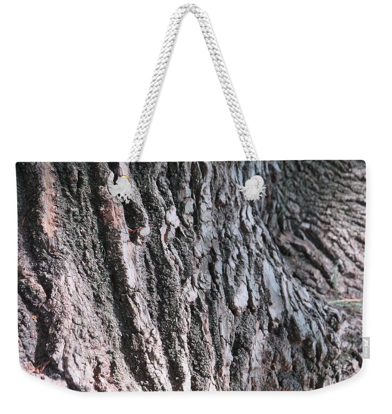  Weekender Tote Bag featuring the photograph Texture - Tree Bark by Raymond Fernandez