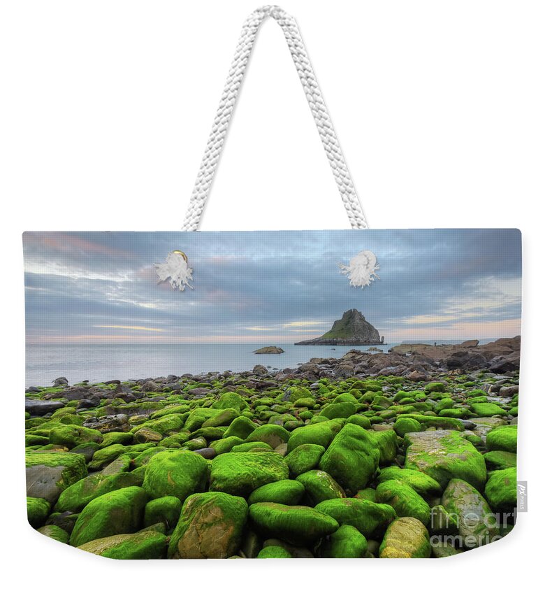 Landscape Weekender Tote Bag featuring the photograph Thatcher Rock 1.0 by Yhun Suarez