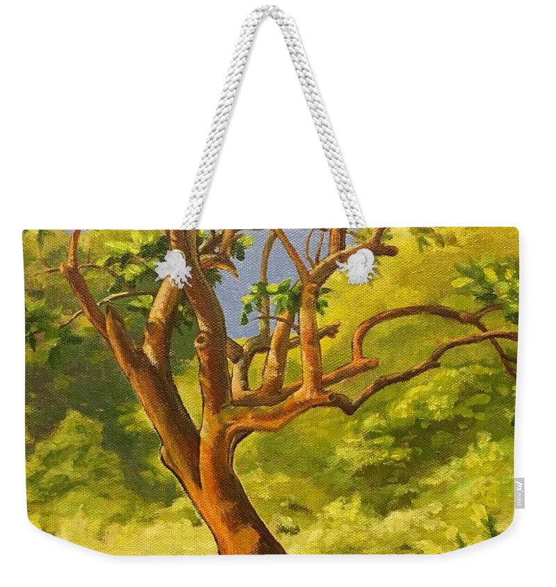 Tree Weekender Tote Bag featuring the painting The Baron of Westerwood by Don Morgan