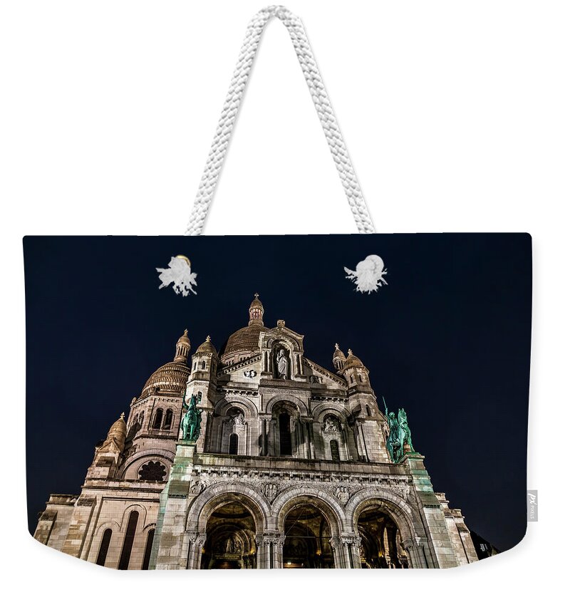 Architecture Weekender Tote Bag featuring the photograph The Basilica of the Sacred Heart by Fabiano Di Paolo