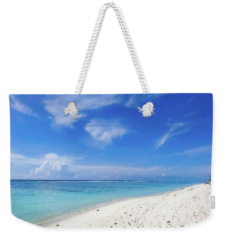 Beach Weekender Tote Bag featuring the photograph The beach by Faa shie