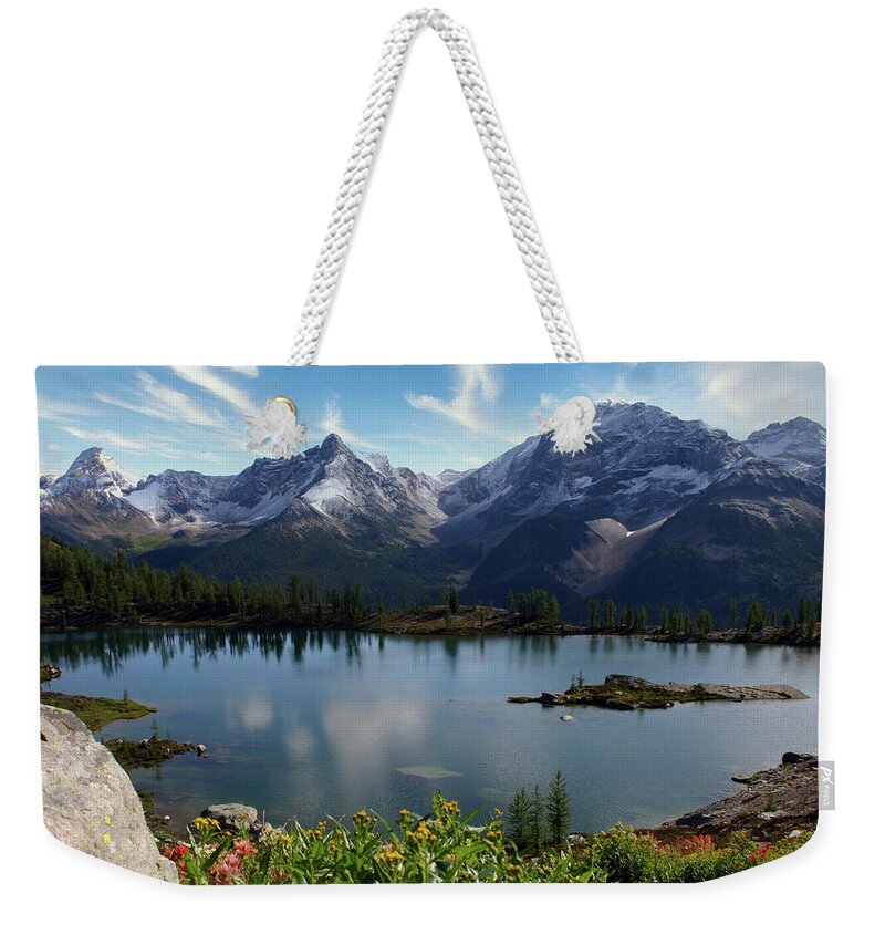Lake Weekender Tote Bag featuring the photograph Bugaboo's Bugaloo by Gene Taylor