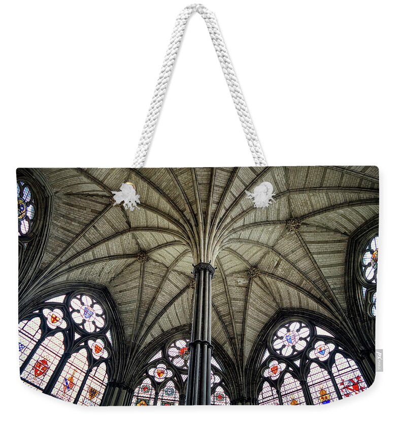 Westminsterabbey Weekender Tote Bag featuring the photograph The Chapter House by Raymond Hill