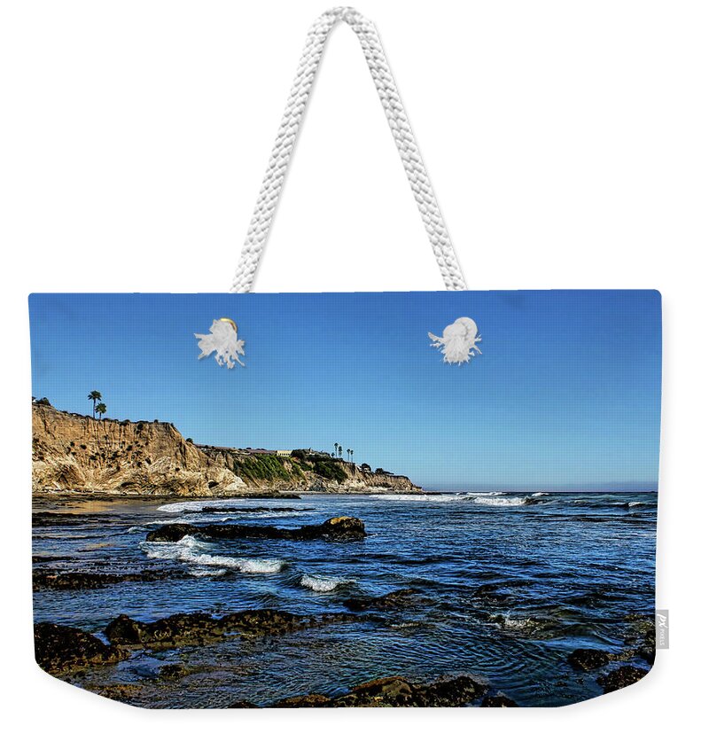 Pismo Beach Weekender Tote Bag featuring the photograph The Cliffs of Pismo Beach by Judy Vincent