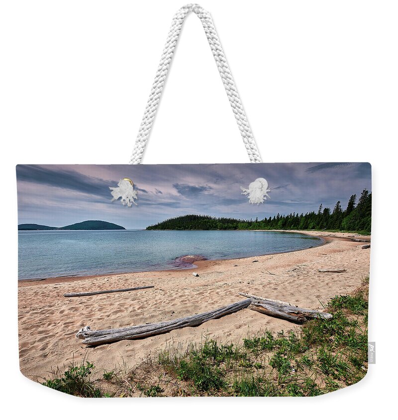 Coast Weekender Tote Bag featuring the photograph The Cove by Doug Gibbons