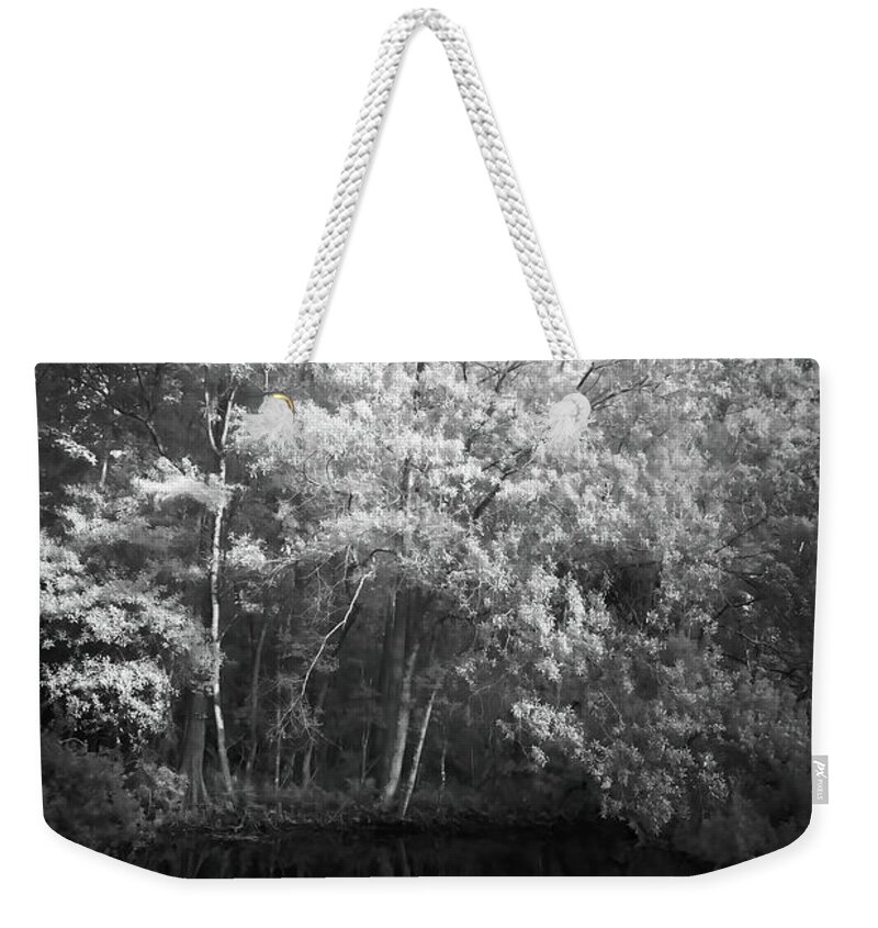 Plant Weekender Tote Bag featuring the photograph The Creek Side by Marvin Spates