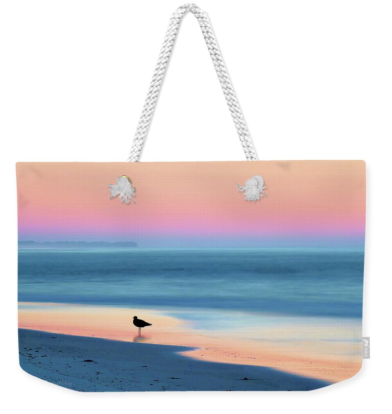 Beach Weekender Tote Bag featuring the photograph The Day Begins by JC Findley