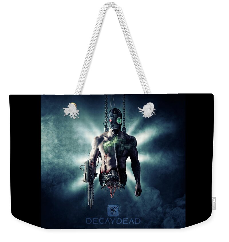 Argus Dorian Weekender Tote Bag featuring the digital art The Decaydead Assassin by Argus Dorian