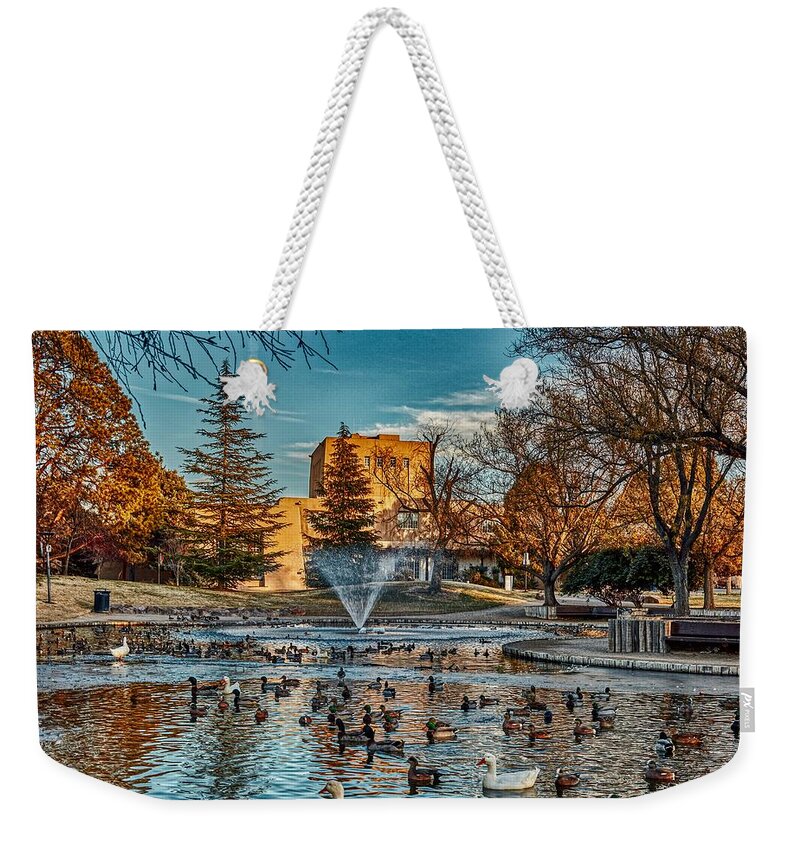The Duck Pond - University of New Mexico Weekender Tote Bag