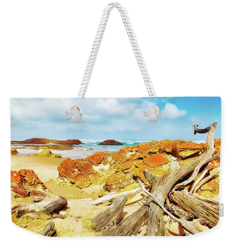 The Edge Of The World Weekender Tote Bag featuring the photograph The Edge of the World 2 by Lexa Harpell
