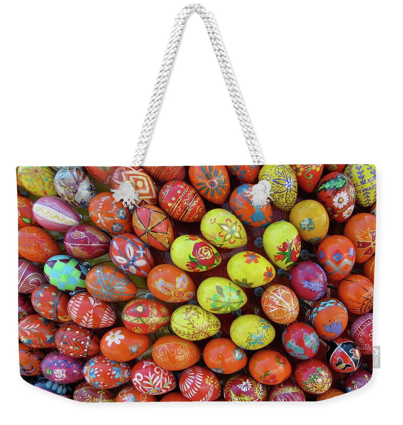 Egg Weekender Tote Bag featuring the photograph The Eggs of Kiev by Calvin Boyer