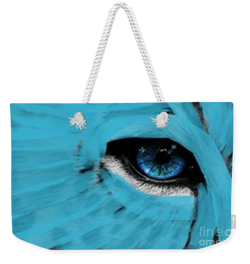 The Eye Of The World Weekender Tote Bag featuring the digital art the Eye of the world by Archangelus Gallery