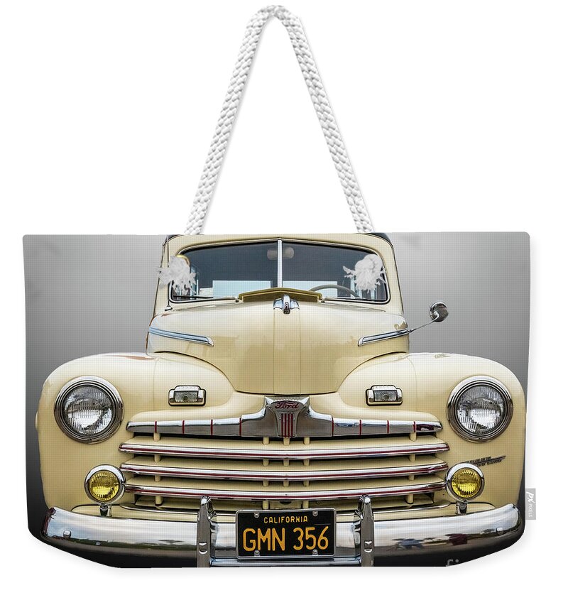California Weekender Tote Bag featuring the photograph The Face of a Woodie, 1 of 3 by David Levin