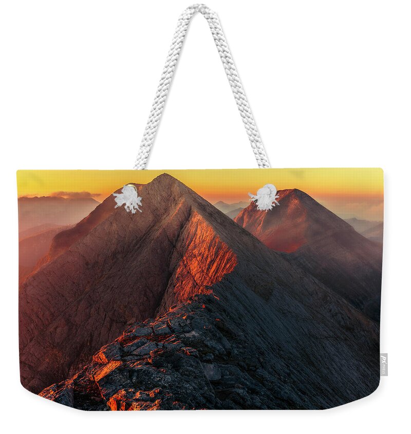 Bulgaria Weekender Tote Bag featuring the photograph The Foal Ridge by Evgeni Dinev