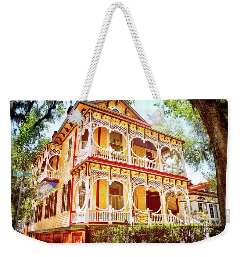 Gingerbread House Weekender Tote Bag featuring the photograph The Gingerbread House by Iryna Goodall