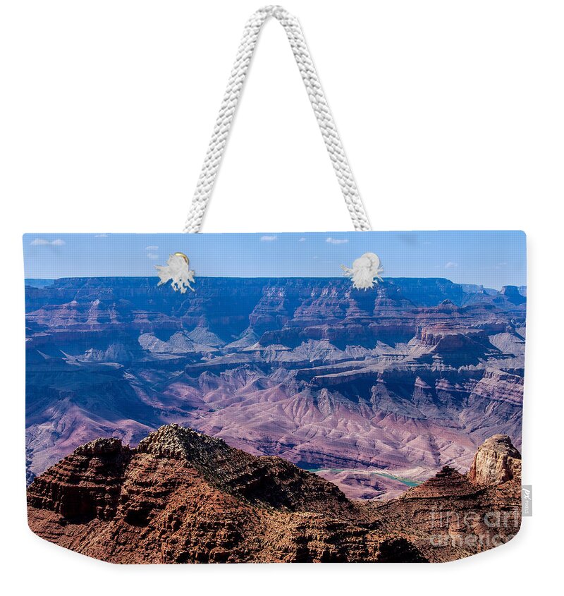 The Grand Canyon Arizona Weekender Tote Bag featuring the digital art The Grand Canyon Arizona by Tammy Keyes