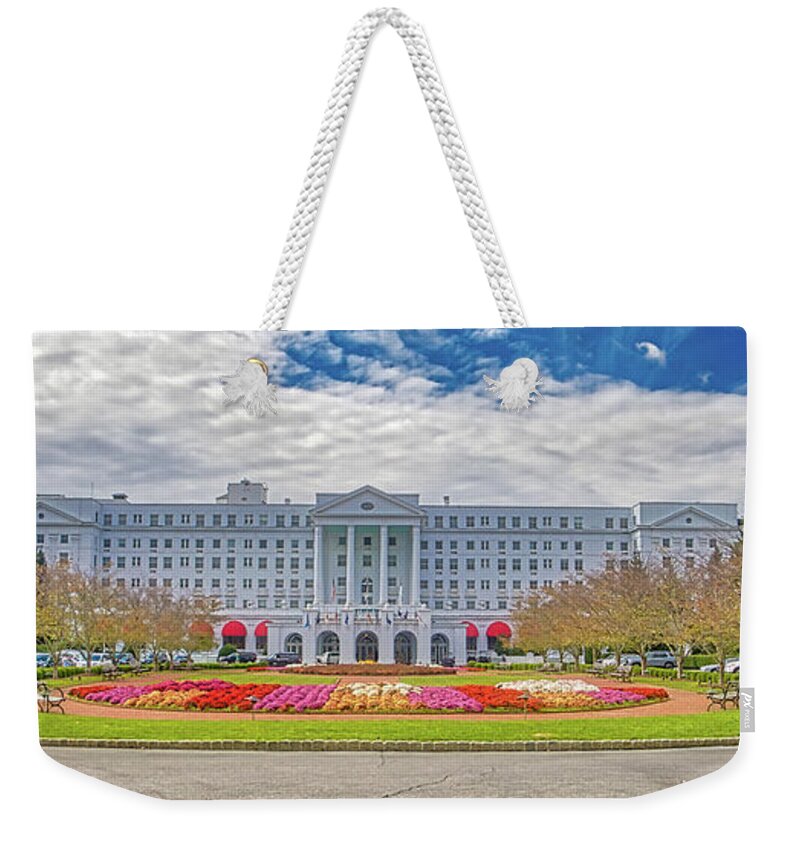 Wv Weekender Tote Bag featuring the photograph The Greenbrier by Jonny D