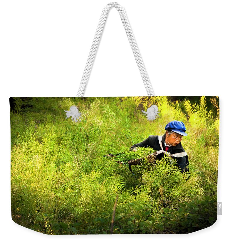 China Weekender Tote Bag featuring the photograph The Harvest by Mark Gomez