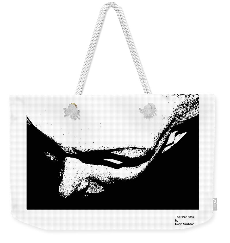 Portraite Weekender Tote Bag featuring the photograph The Head Turns by Vintage Collectables
