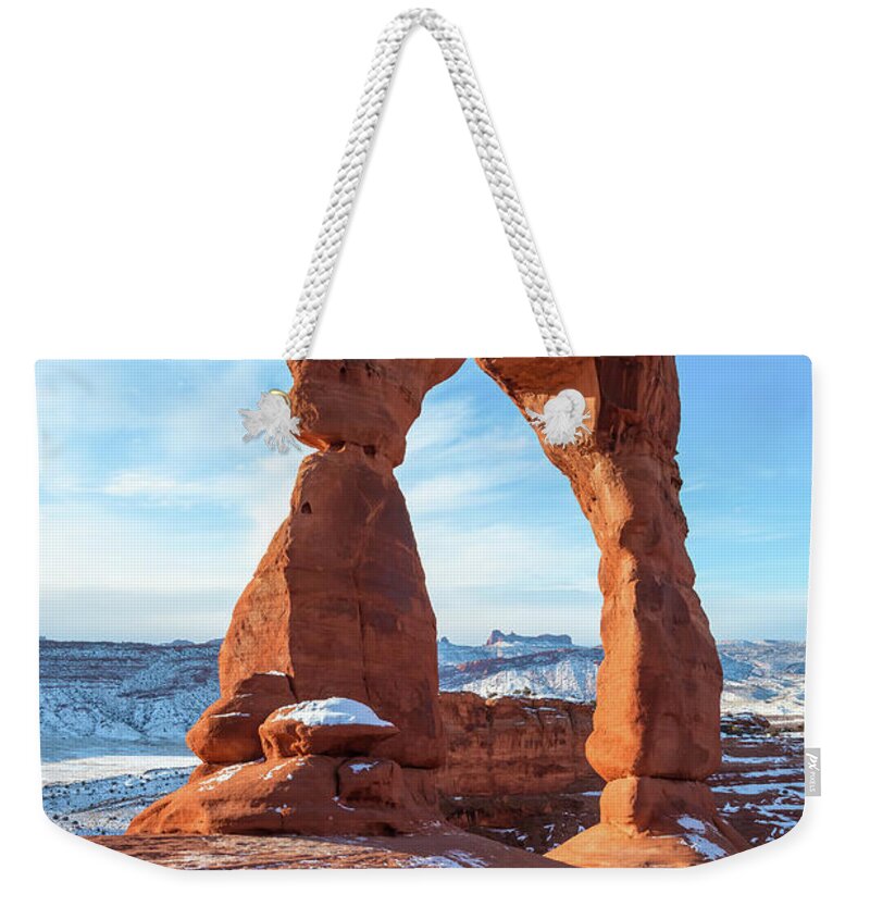 Landscape Weekender Tote Bag featuring the photograph The Icon by Jonathan Nguyen