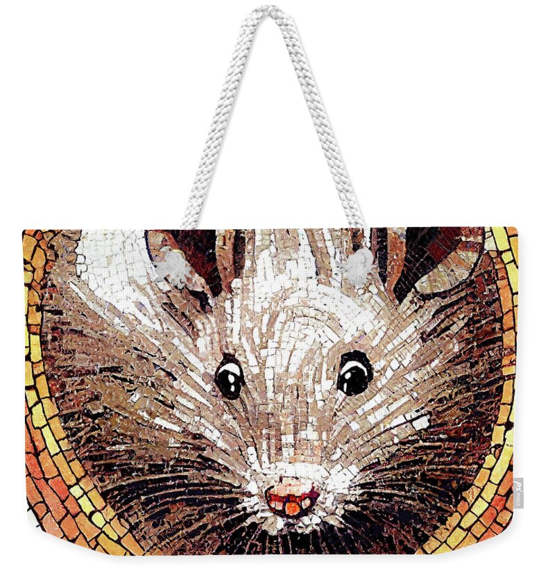 Rats Weekender Tote Bag featuring the digital art The Immortal Rat by Mark Tisdale