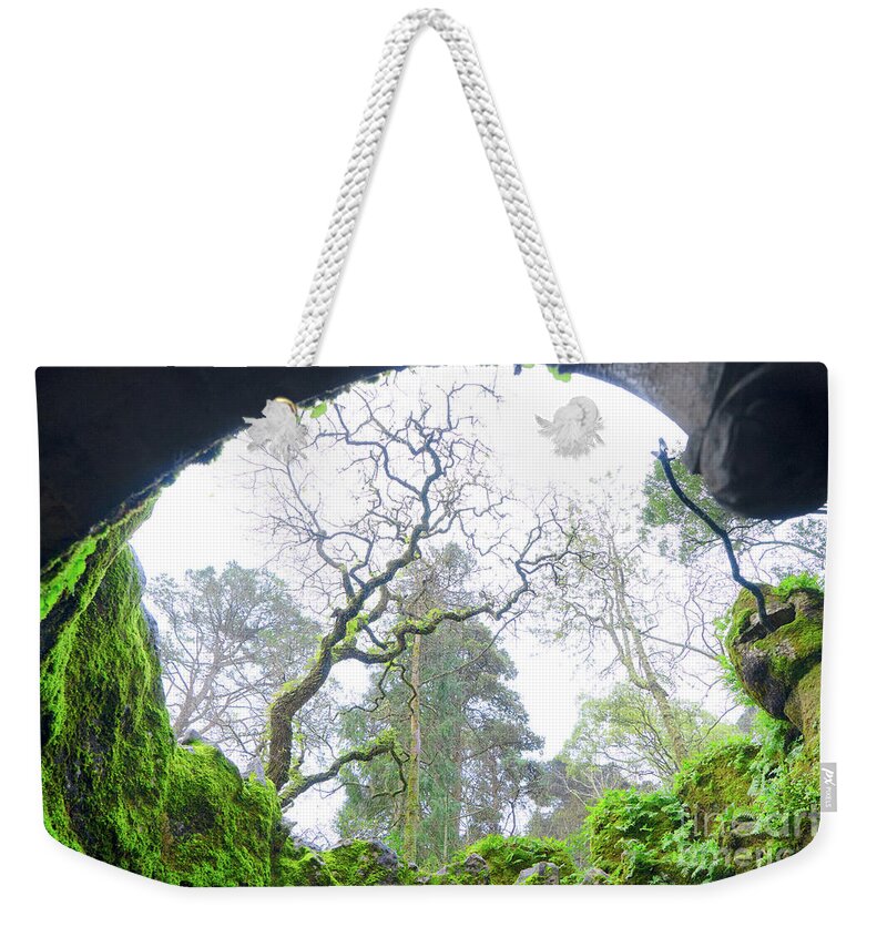 Sintra Weekender Tote Bag featuring the photograph The Initiation Well by Anastasy Yarmolovich